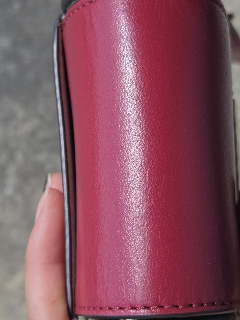 Michael Kors Red Scout Leather Crossbody Bag - Picture 5 of 12